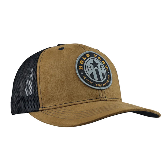 Hold Fast Suede Cap with Badge Patriot