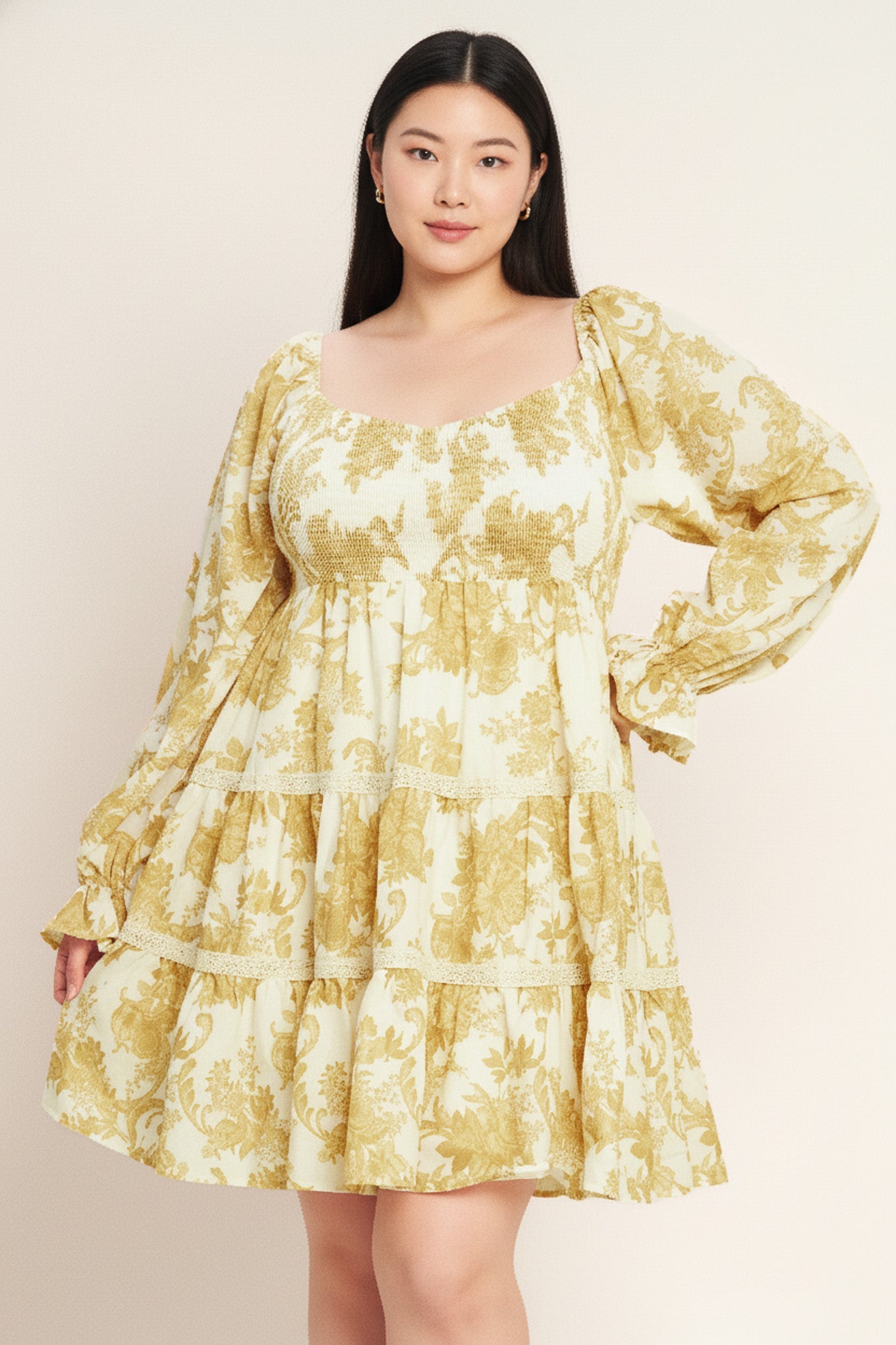 Flying Tomato Right This Way Woven Mini Dress