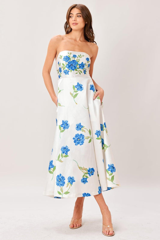 Flying Tomato Garden Muse Woven Midi Dress