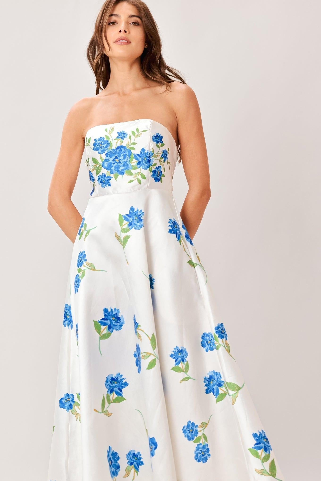 Flying Tomato Garden Muse Woven Midi Dress