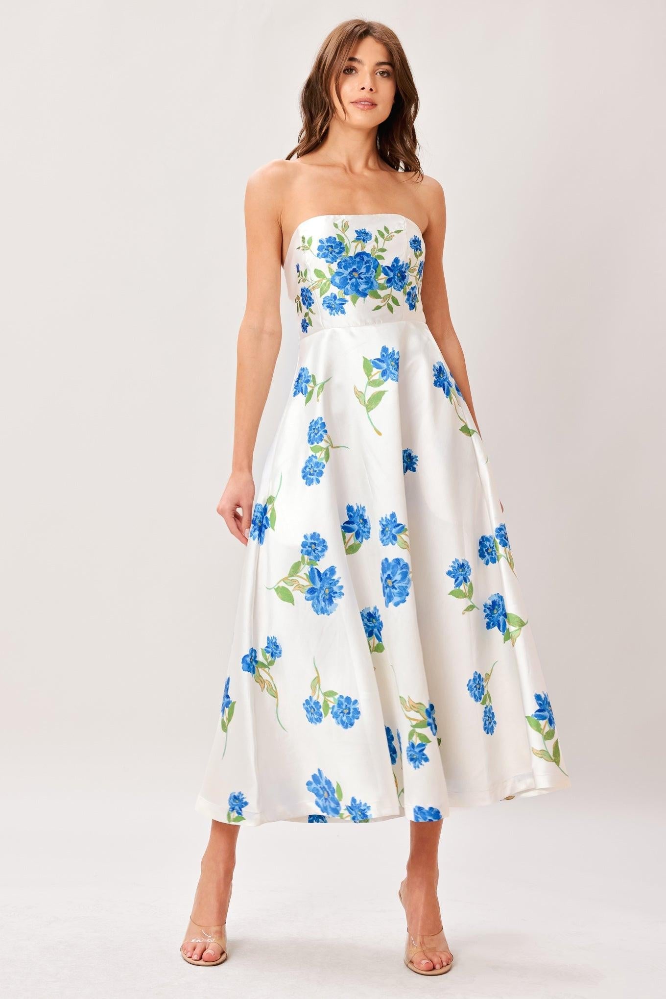 Flying Tomato Garden Muse Woven Midi Dress