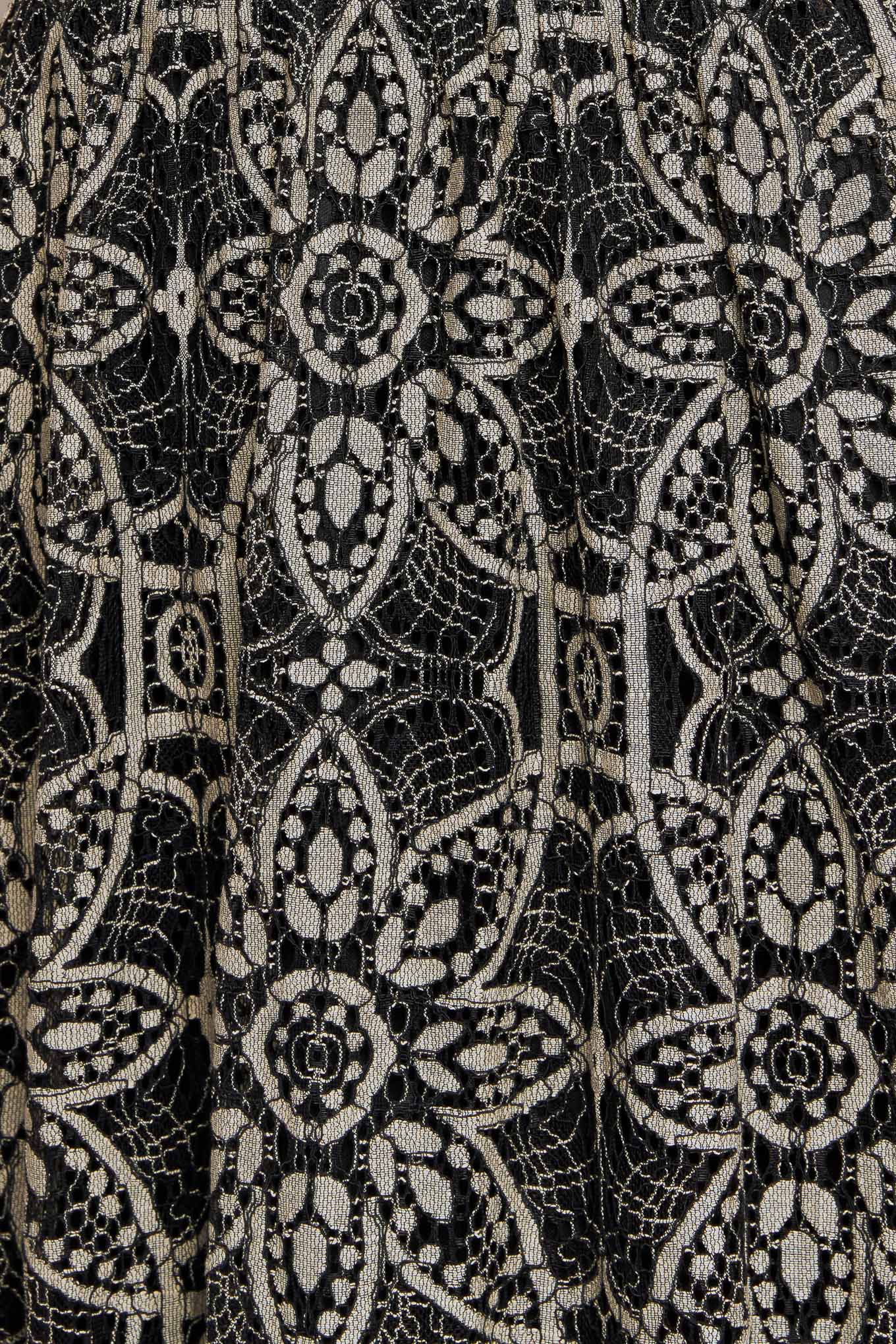 Flying Tomato Gothic Bloom Woven Lace Midi Dress