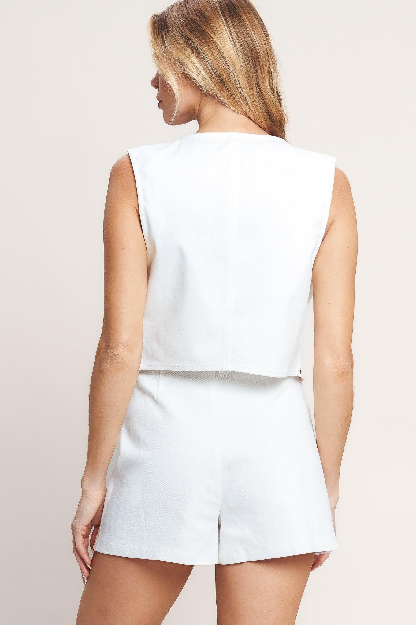 Flying Tomato All Eyes On You Woven Vest