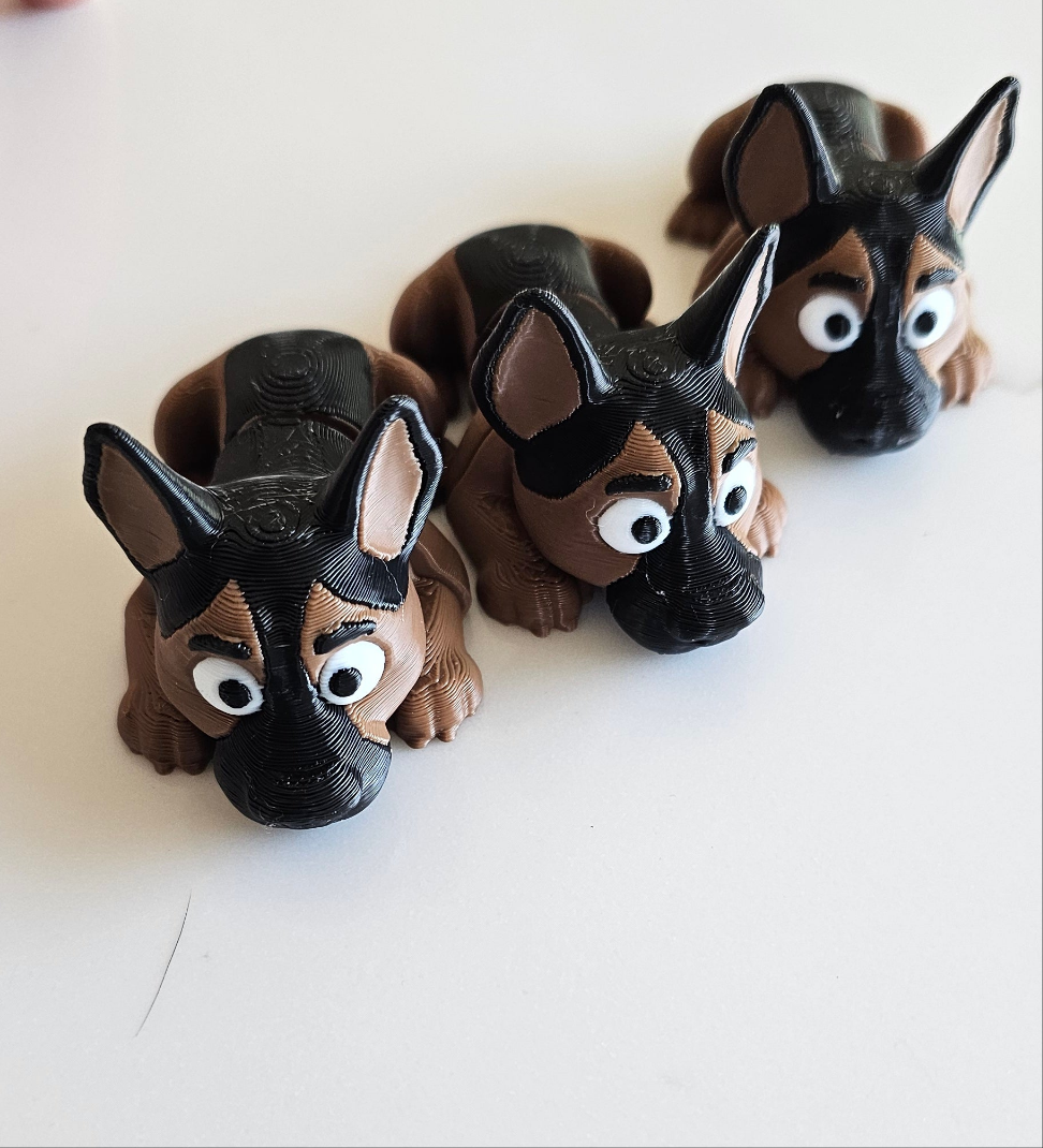 3D Print German Shepherd Dog Made in America