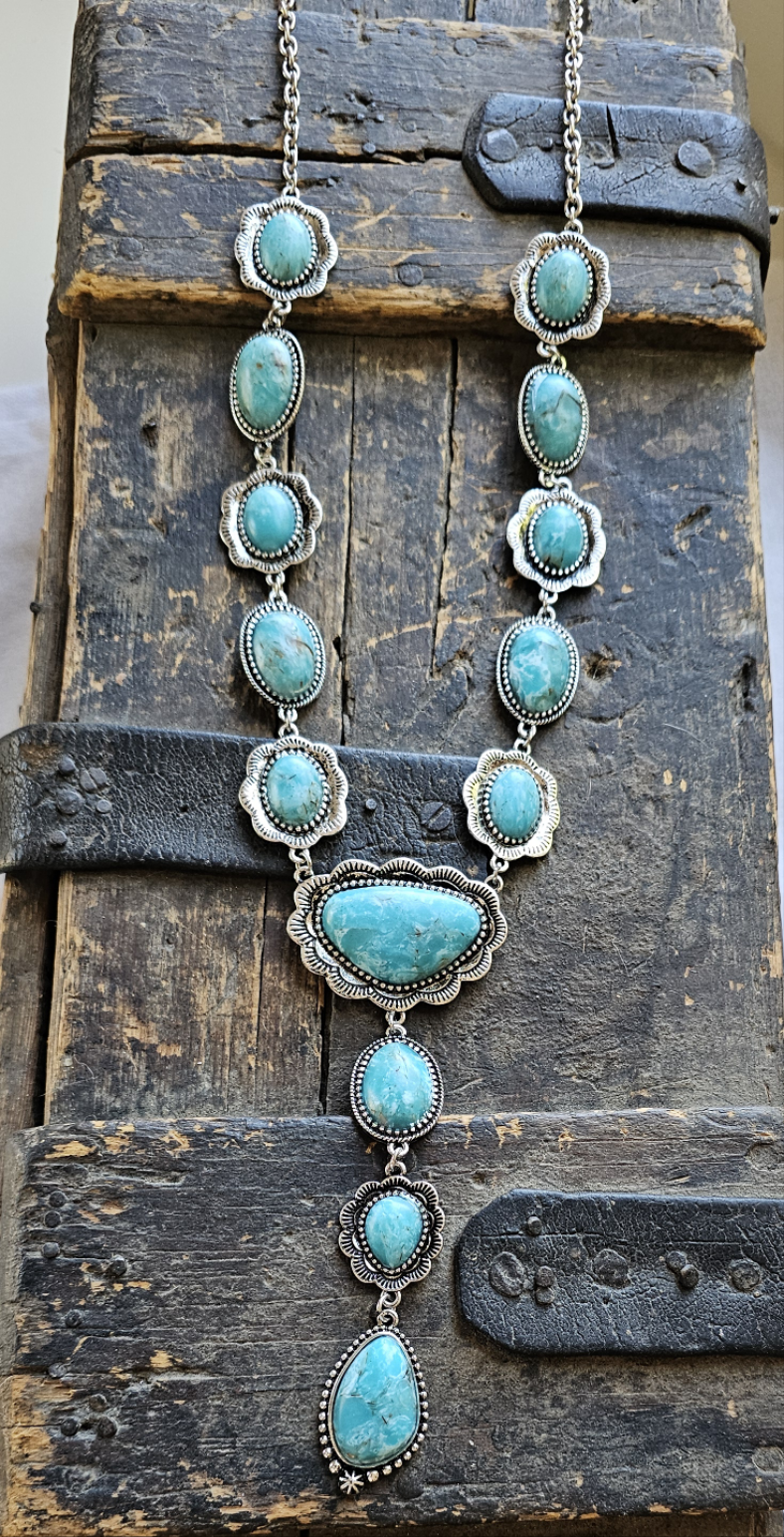 Southwestern Y Necklace