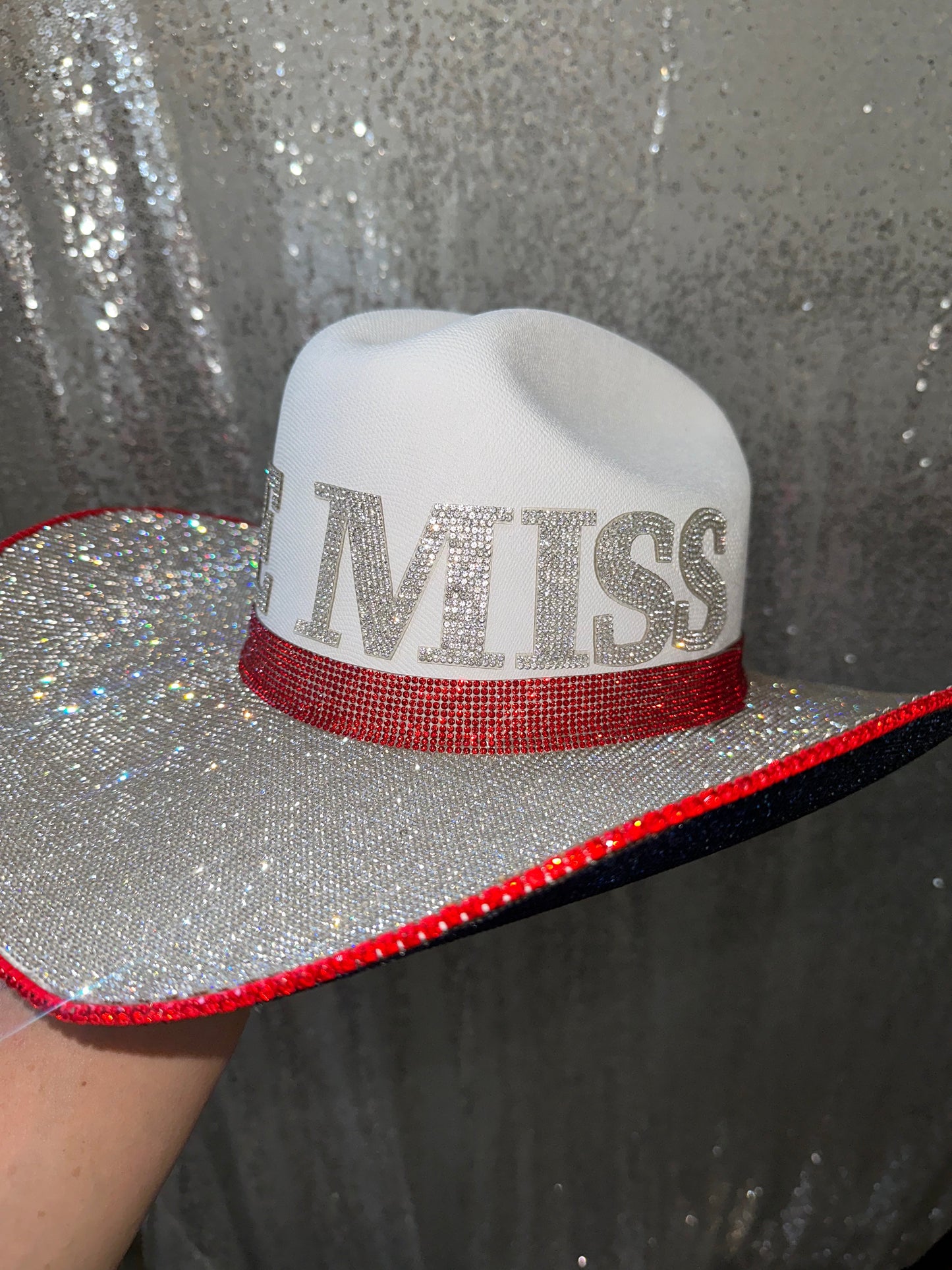 Rhinestone Cowgirl Ole Miss Football Hat