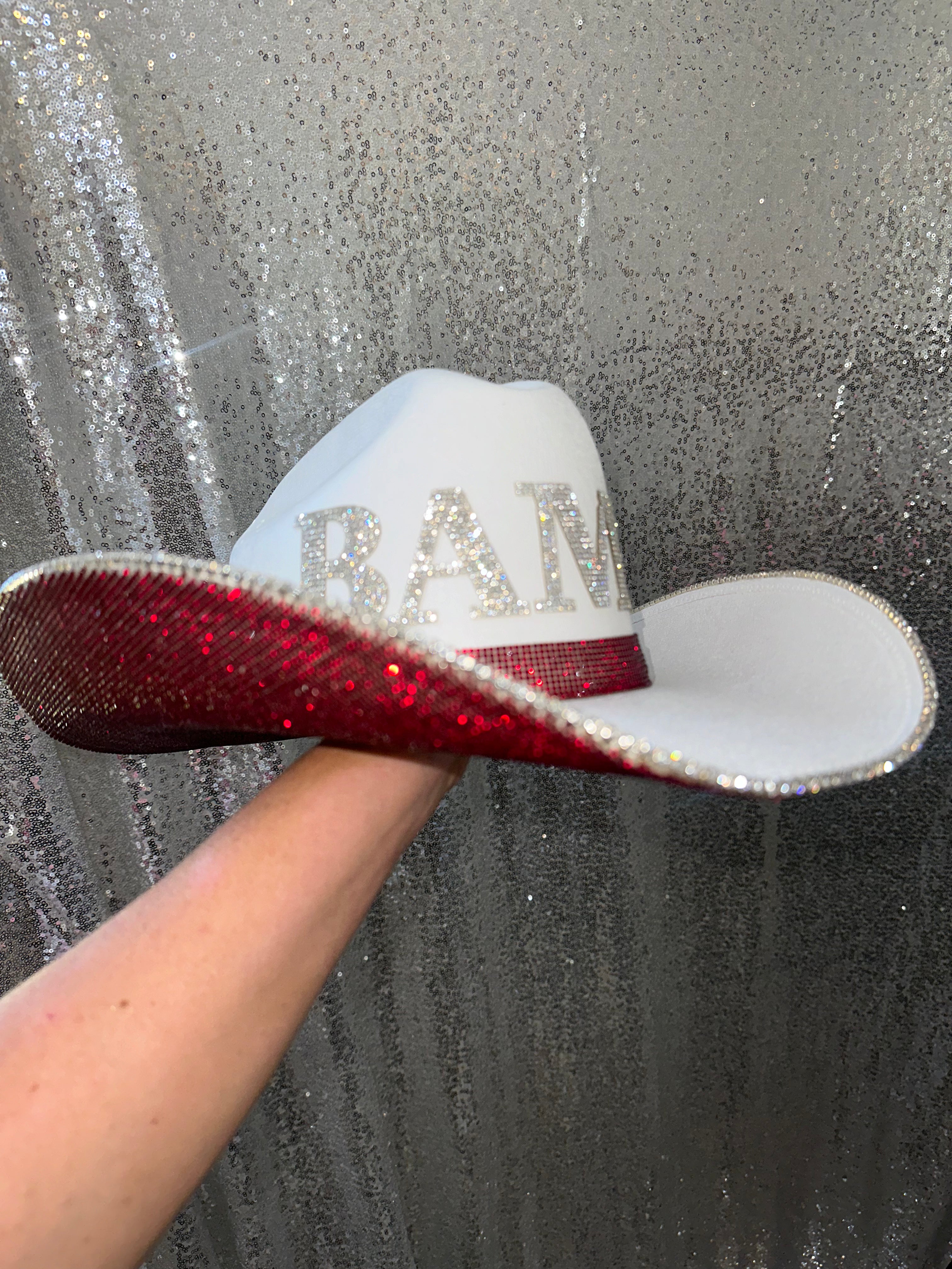 Rhinestone Cowgirls Football Alabama BAMA Hat | Baha Ranch Western Wear