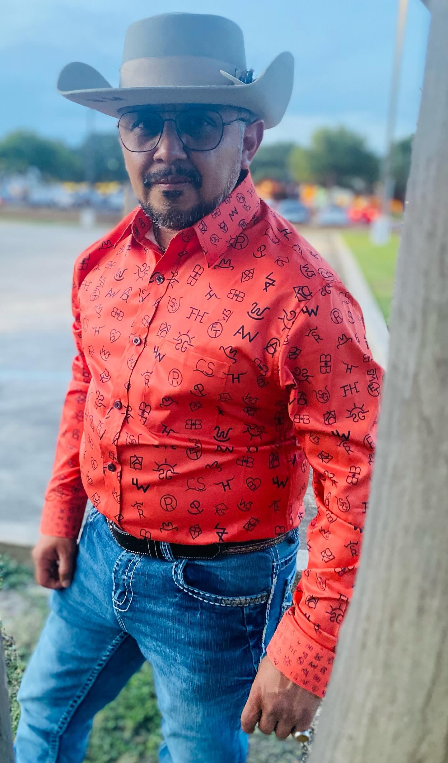 western dress shirts Rust Brands Unisex Western Button Up Shirt L
