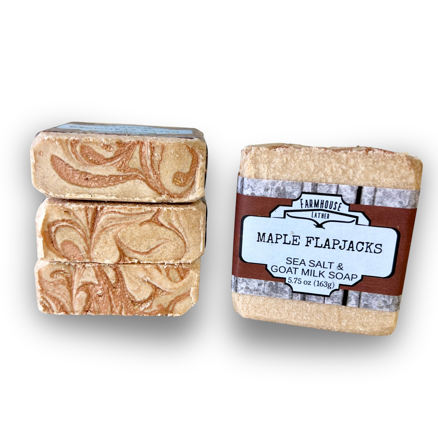 Farmhouse Lather Maple Flapjacks Sea Salt Bar