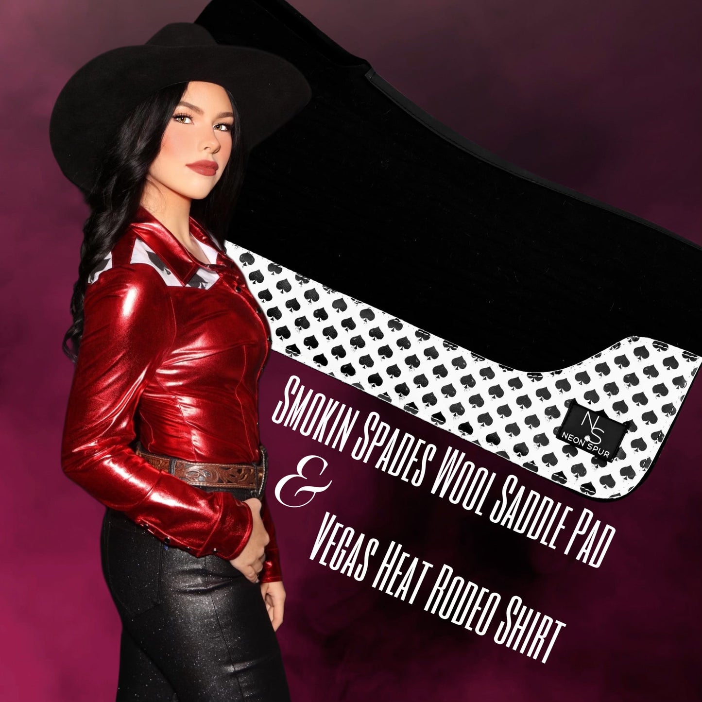 Vegas Heat Western Pearl Snap Rodeo Shirt