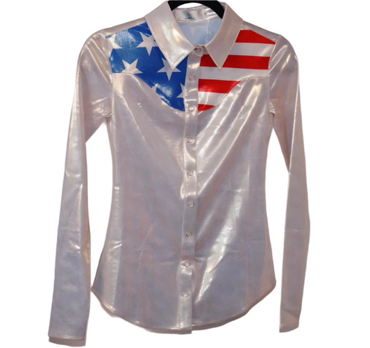 God's Country Girls Western Pearl Snap Rodeo Shirt