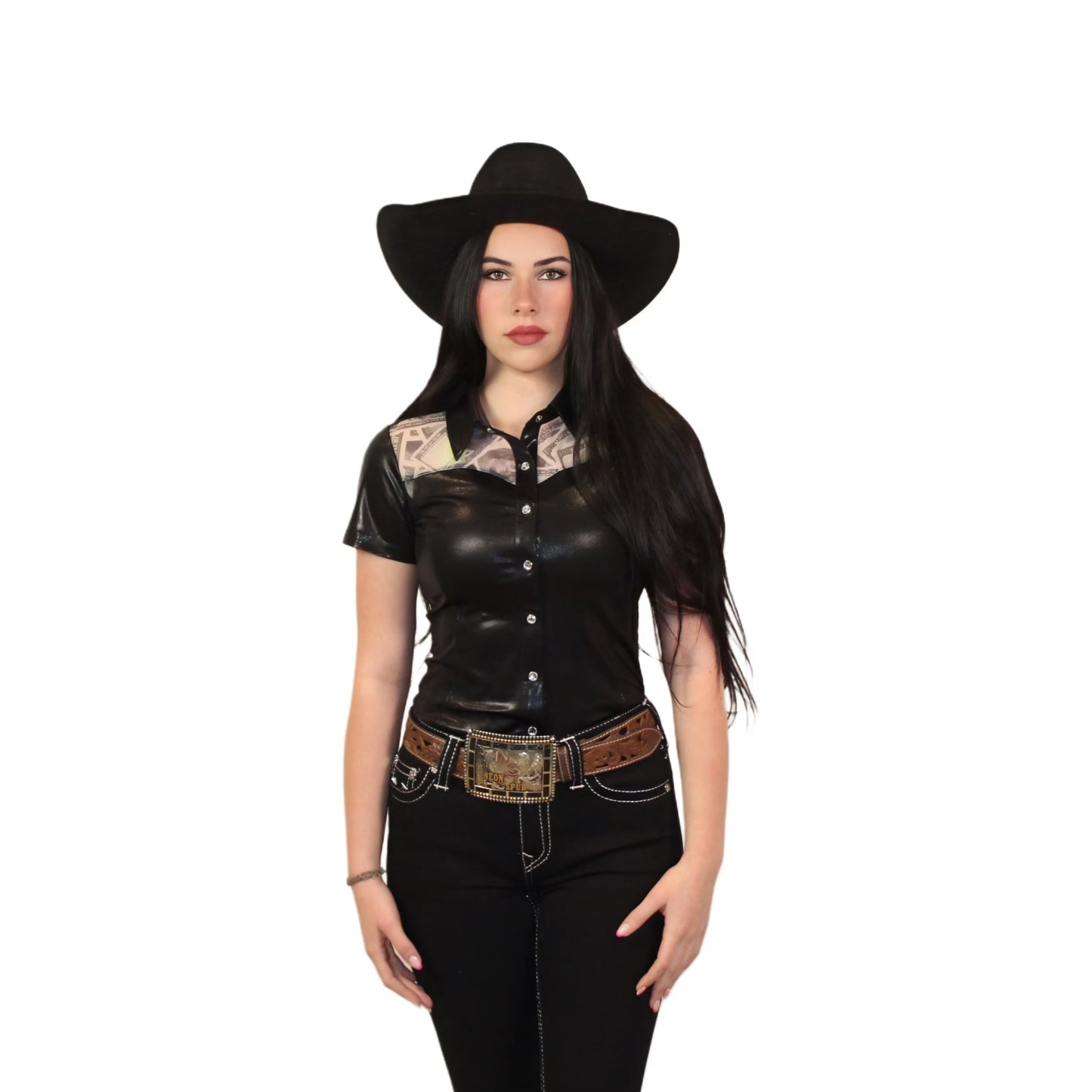 Entry Fees Jackpot Pearl Snap Shirt