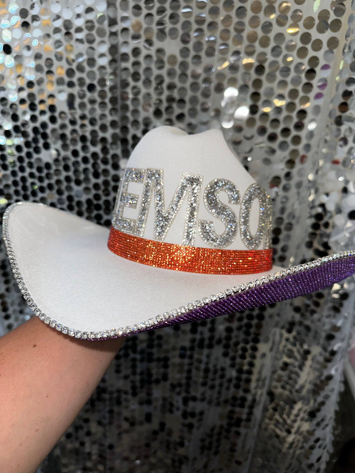 Rhinestone Cowgirls Clemson Tigers Hat