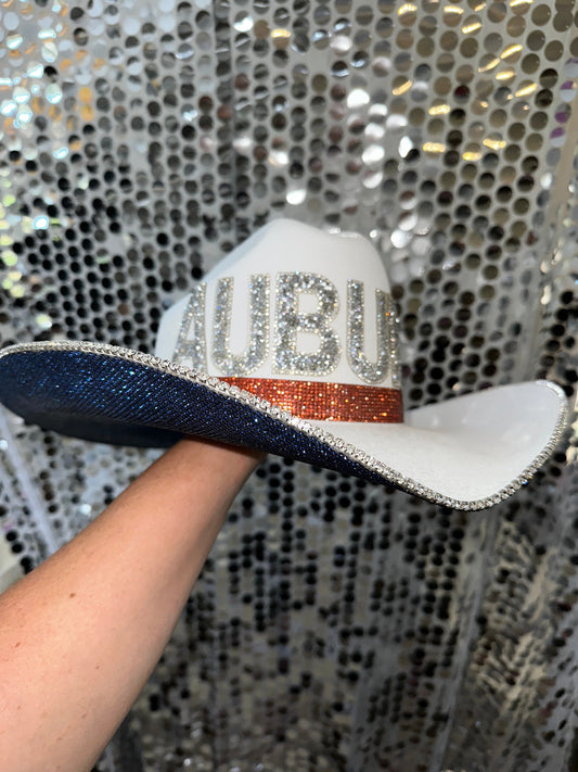 Rhinestone Cowgirl Auburn University Hat