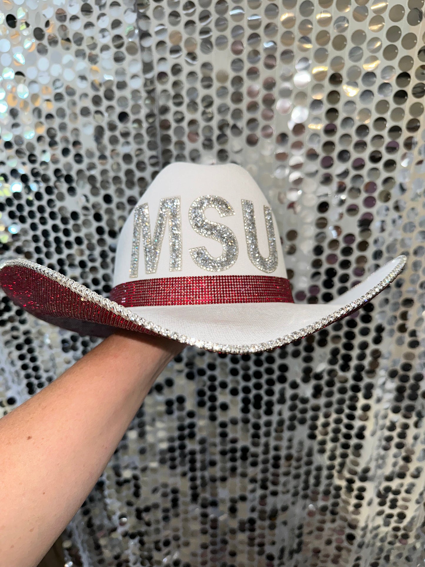 Rhinestone Cowgirl Hat Mississippi State University