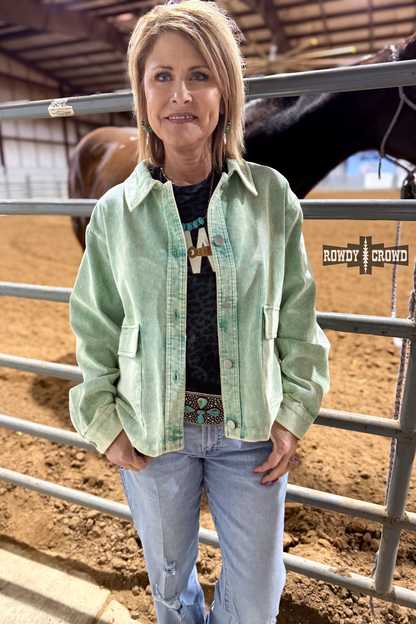 Lawless Western Graphic Corduory Jacket