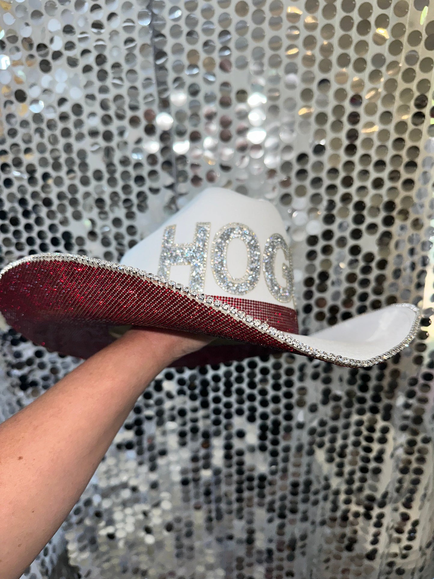 Rhinestone Cowgirl University of Arkansas Hat