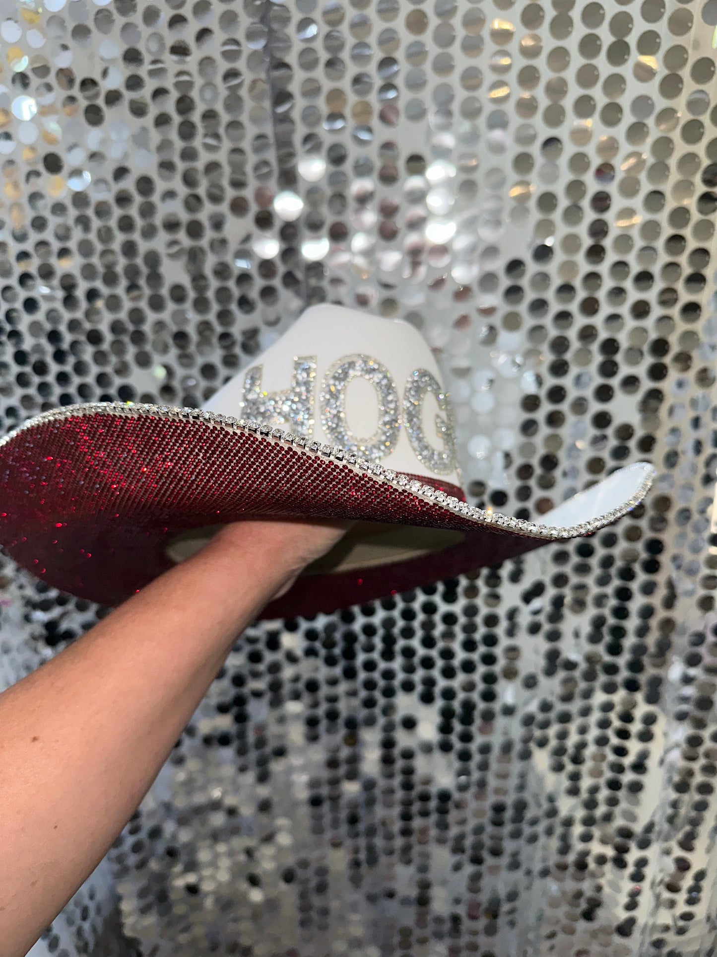 Rhinestone Cowgirl University of Arkansas Hat