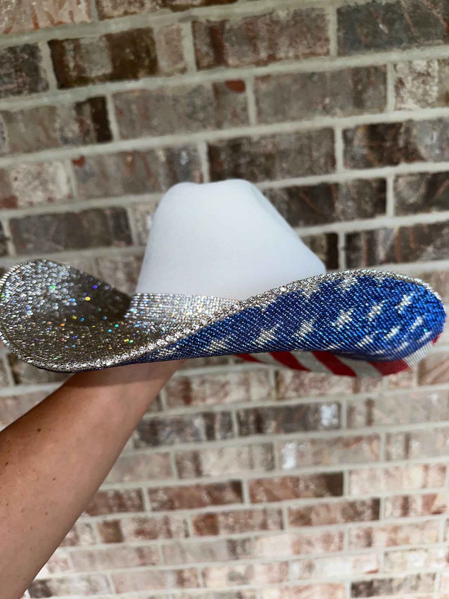Rhinestone Cowgirl The "America" Hat - Crystal On Top