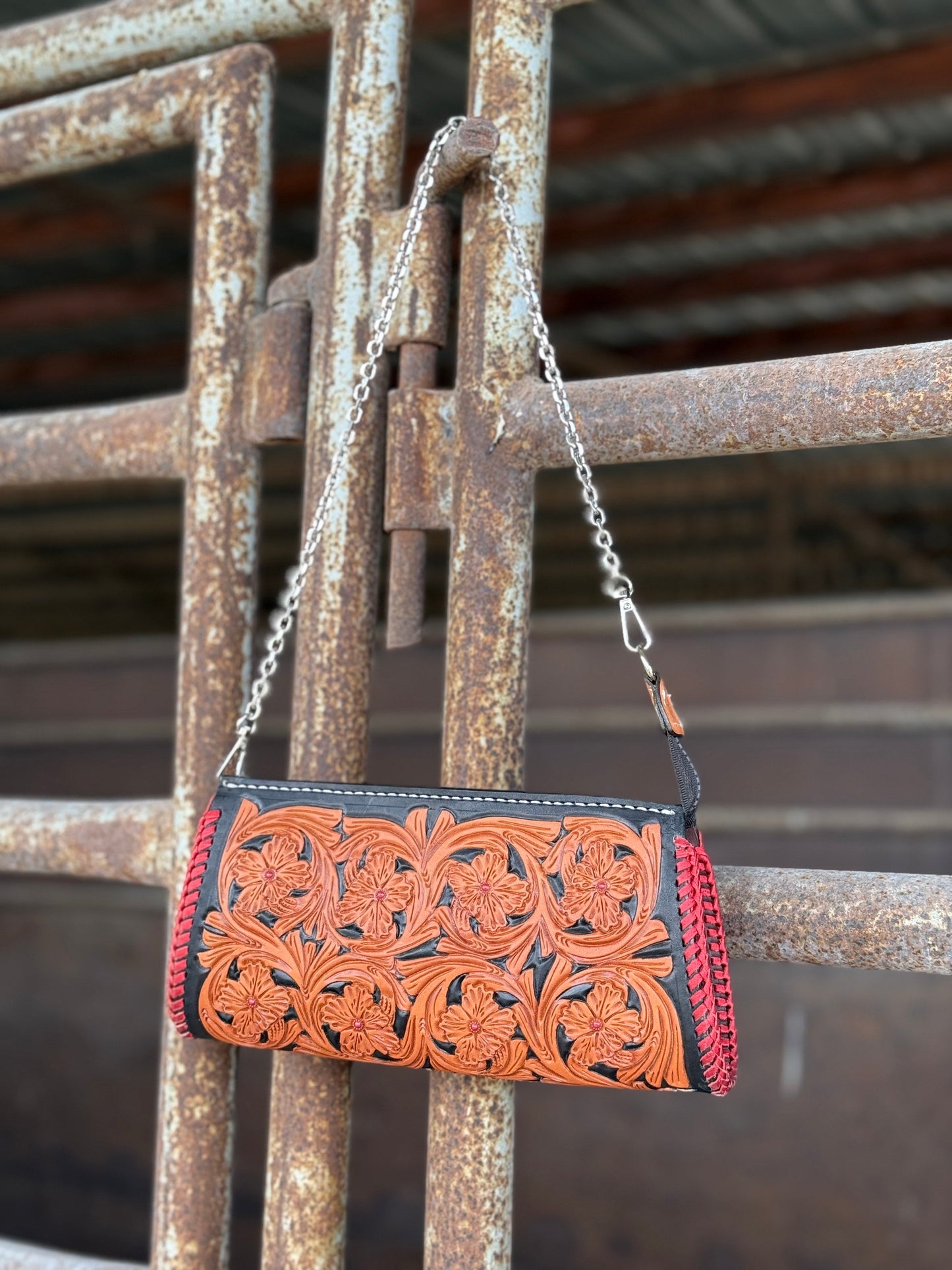 Alamo Saddlery Pony Purse- Red
