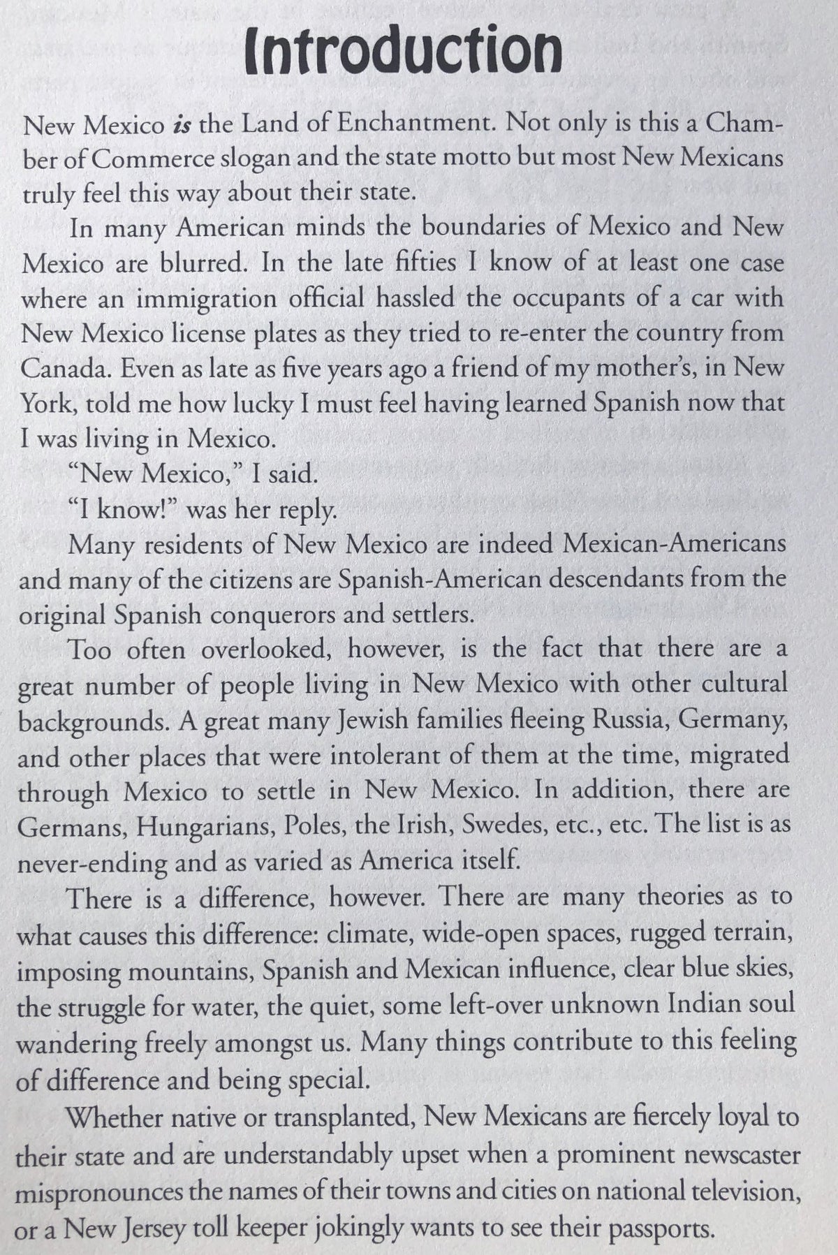 "New Mexico Cookbook"