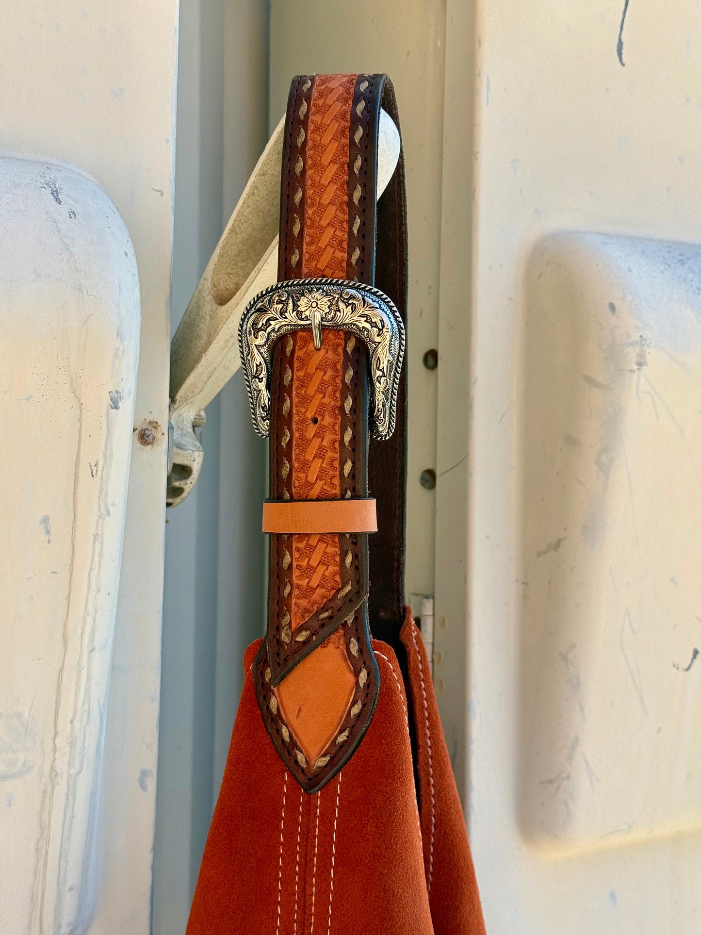 Alamo Saddlery Darlin Duo- Rust With Original Cowboy Strap