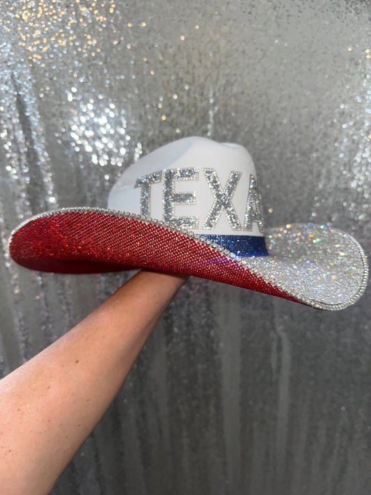 Rhinestone Cowgirl Texans Hat