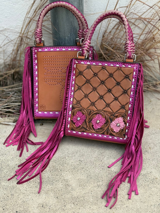 Alamo Saddlery The Card Handbags- Malibu Barbie FRINGE