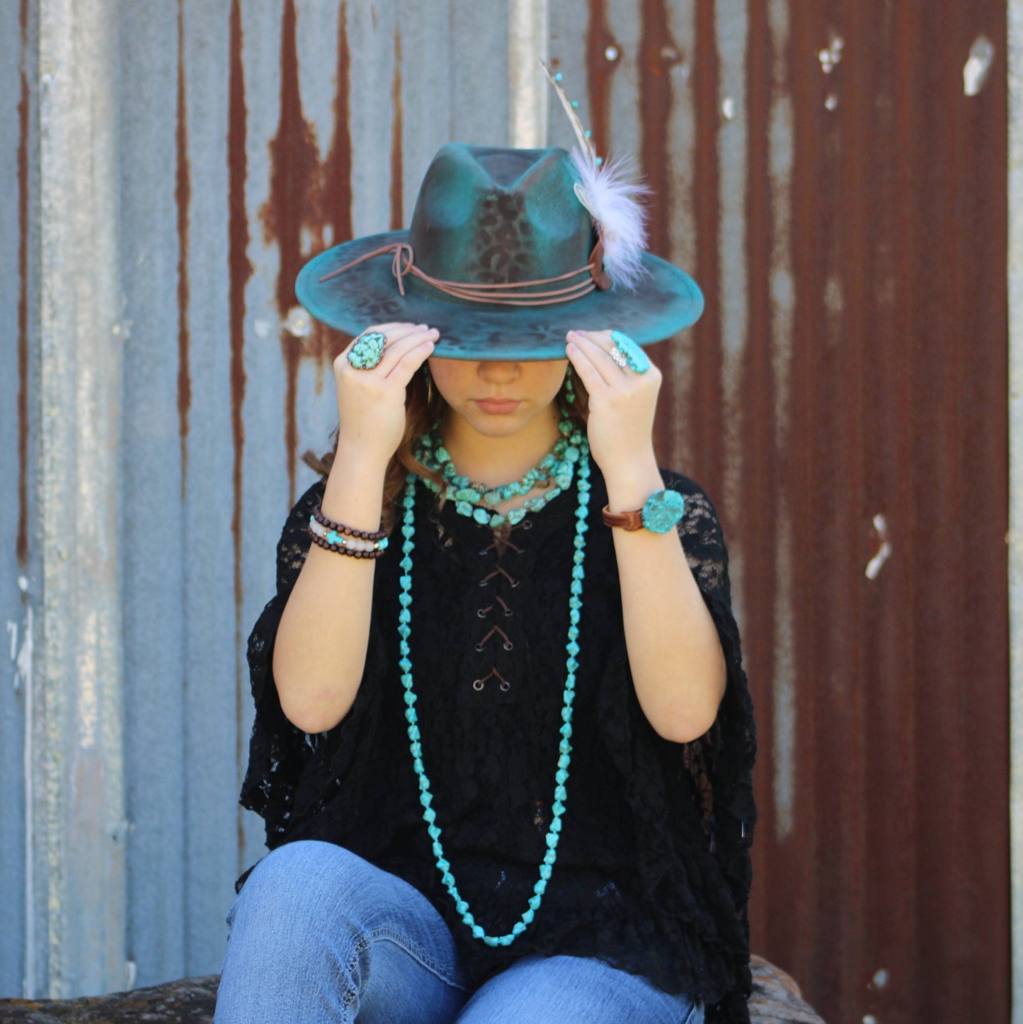 The Jewelry Junkie Natural Jade and Howlite Beaded Stretch Breacelet 806w