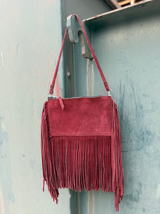 Alamo Saddlery Raglet Bag- Wine