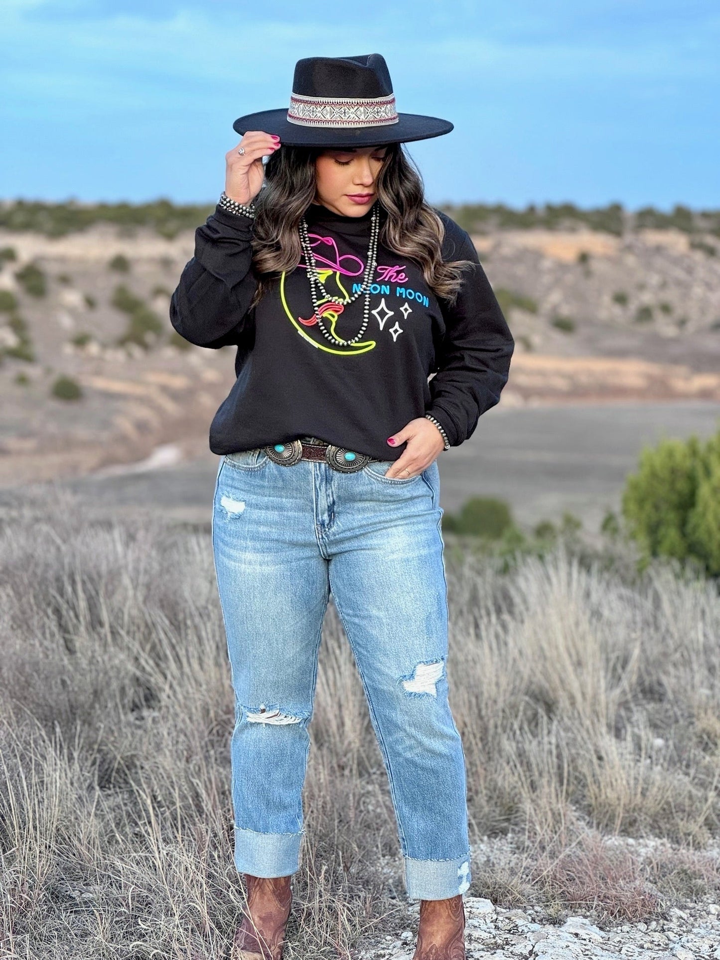 Neon Moon Tee & Sweatshirt