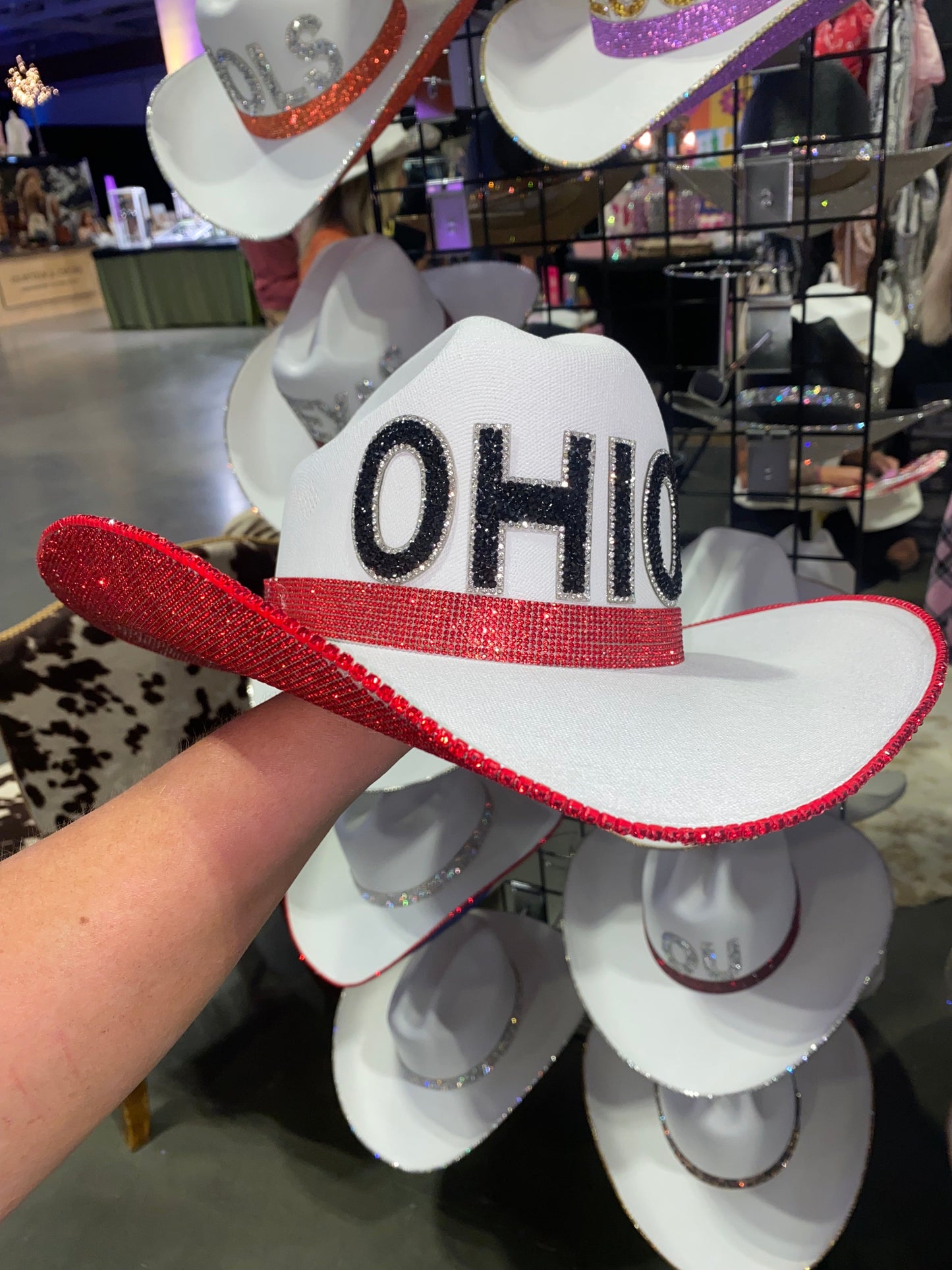 Rhinestone Cowgirl Ohio State Football Hat