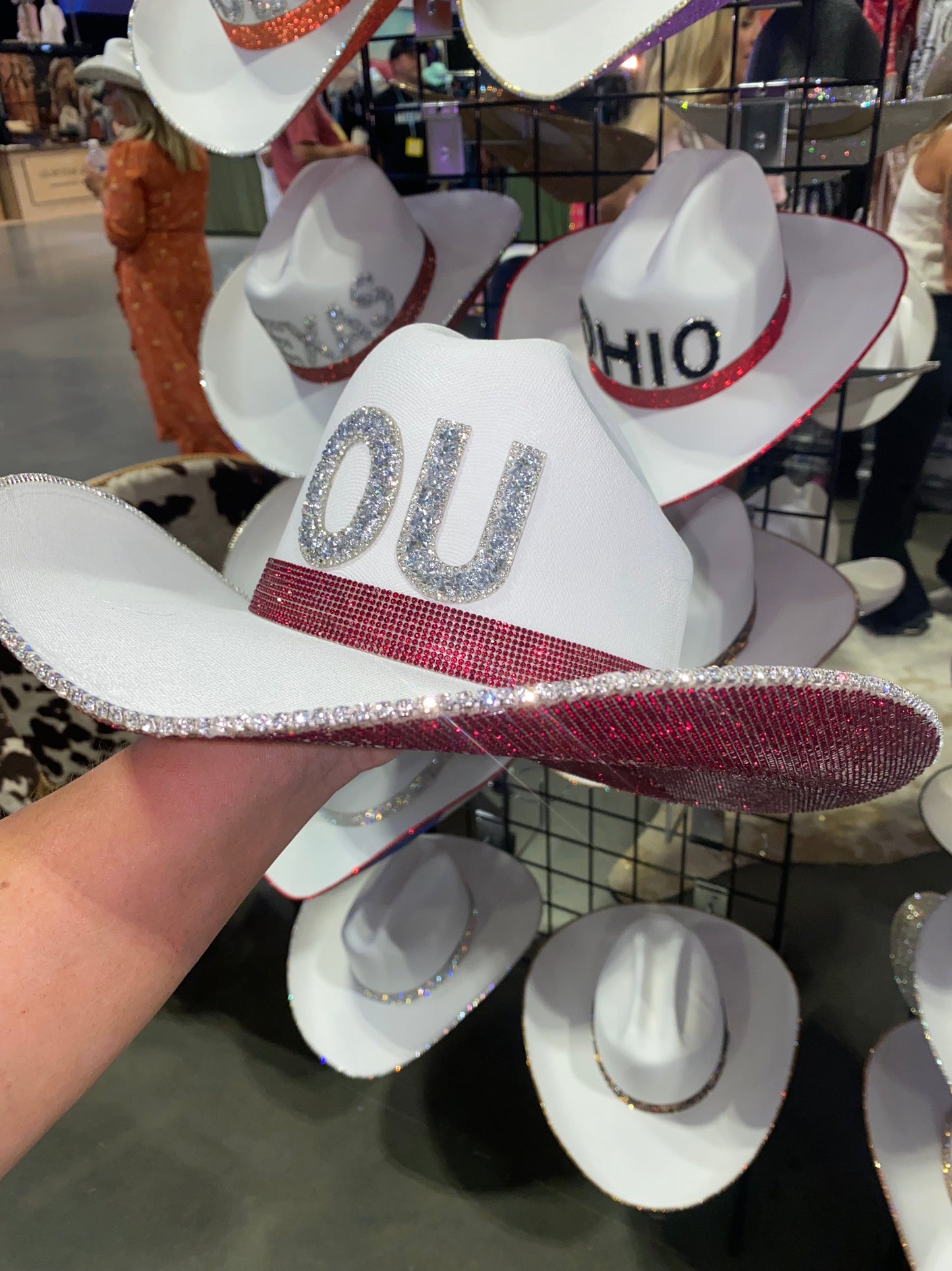 Rhinestone Cowgirl University of Oklahoma Hat