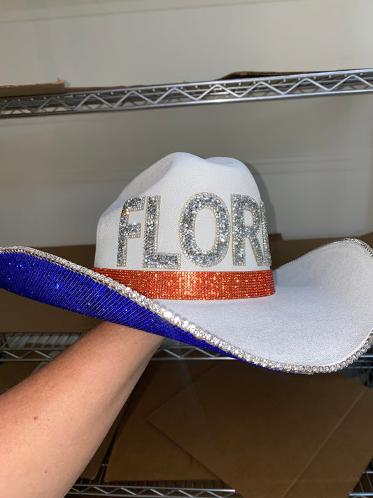 Rhinestone Cowgirl University of Florida Hat