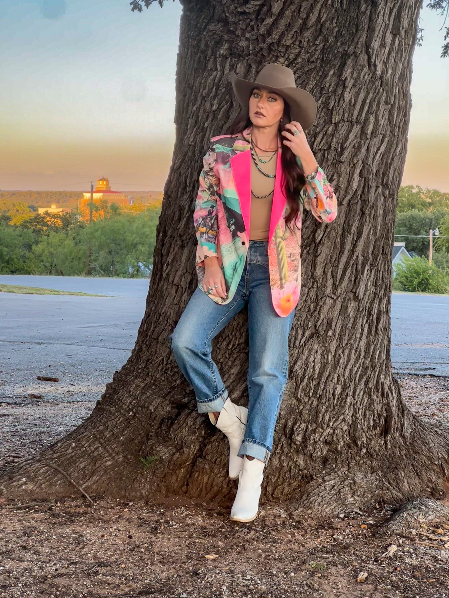 Baha Ranch Retro Pop Western Pop Cowgirl Blazer