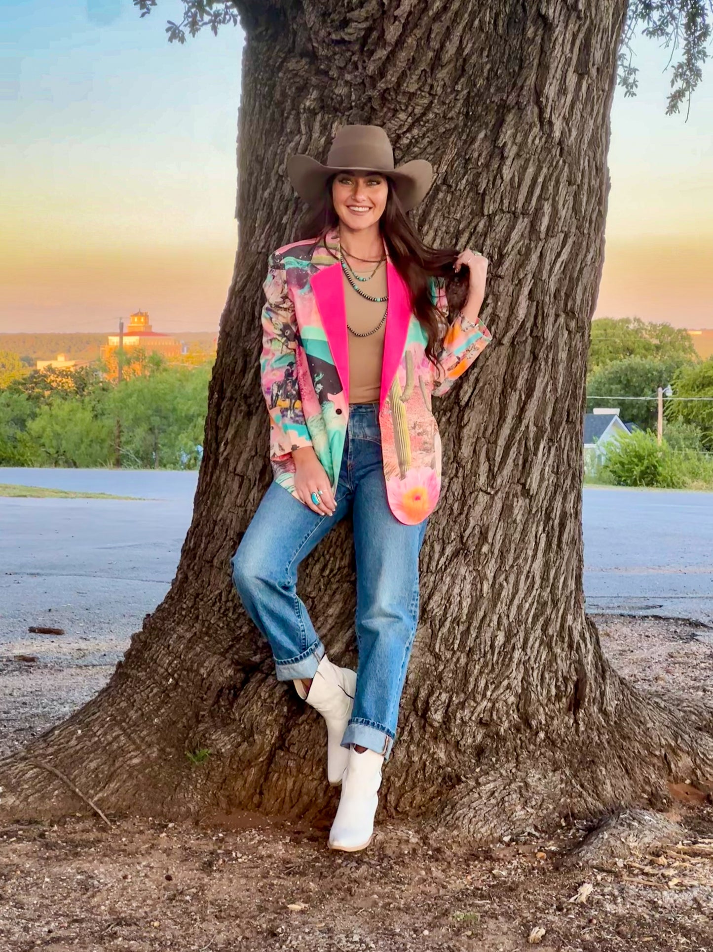 Baha Ranch Retro Pop Western Pop Cowgirl Blazer