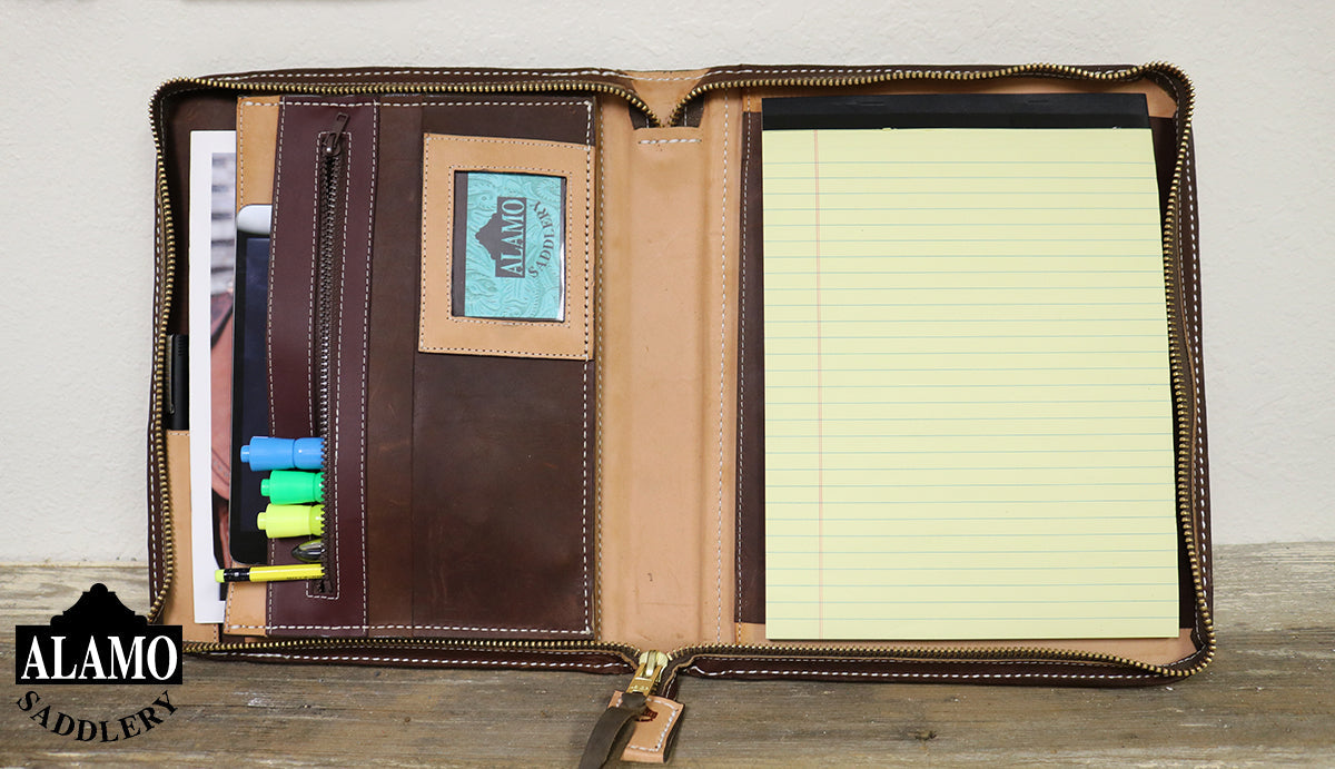Alamo Saddlery #41 Cowboy Briefcase El Pinto Combo