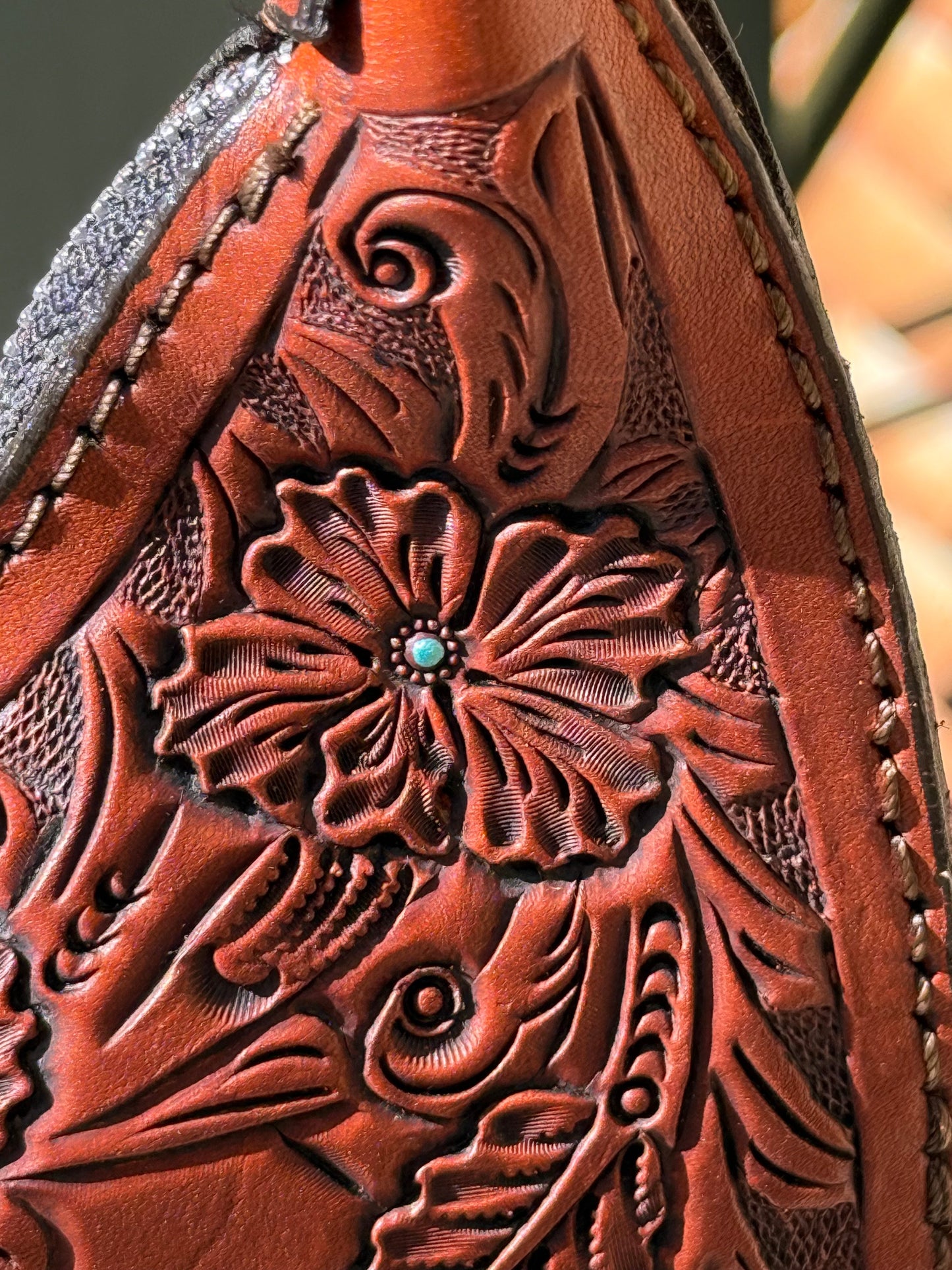 Alamo Saddlery Pistol Purse- Horse Shoe