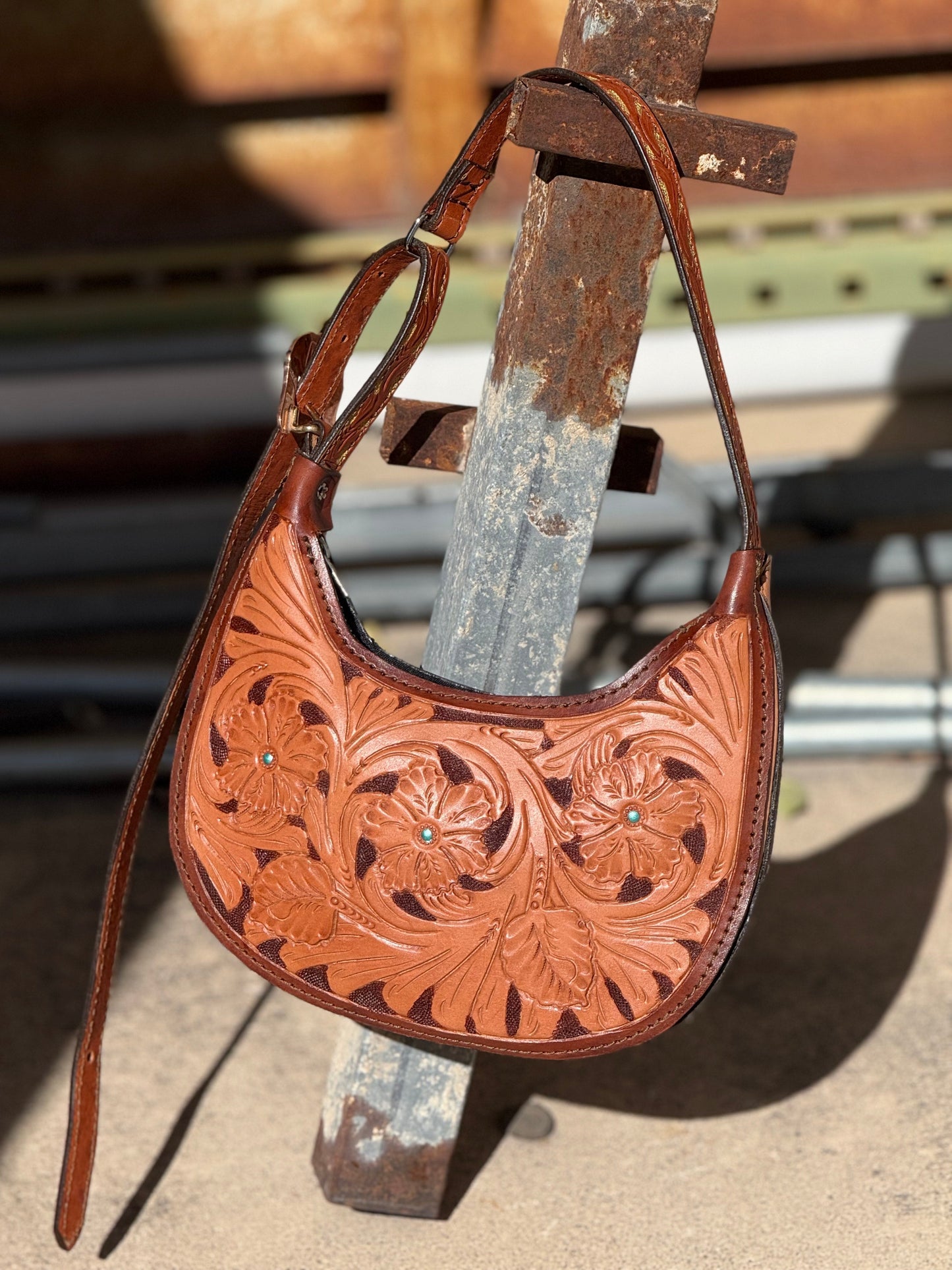 Alamo Saddlery Pistol Purse- Cactus