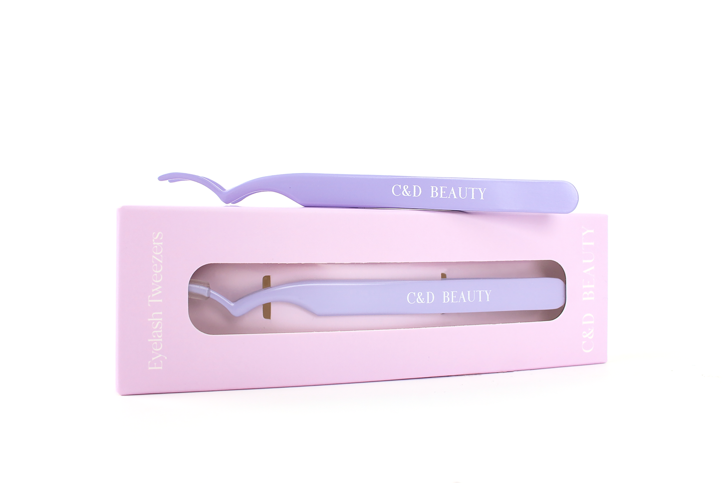 C & D Beauty LuxeGlide Lash Tweezers