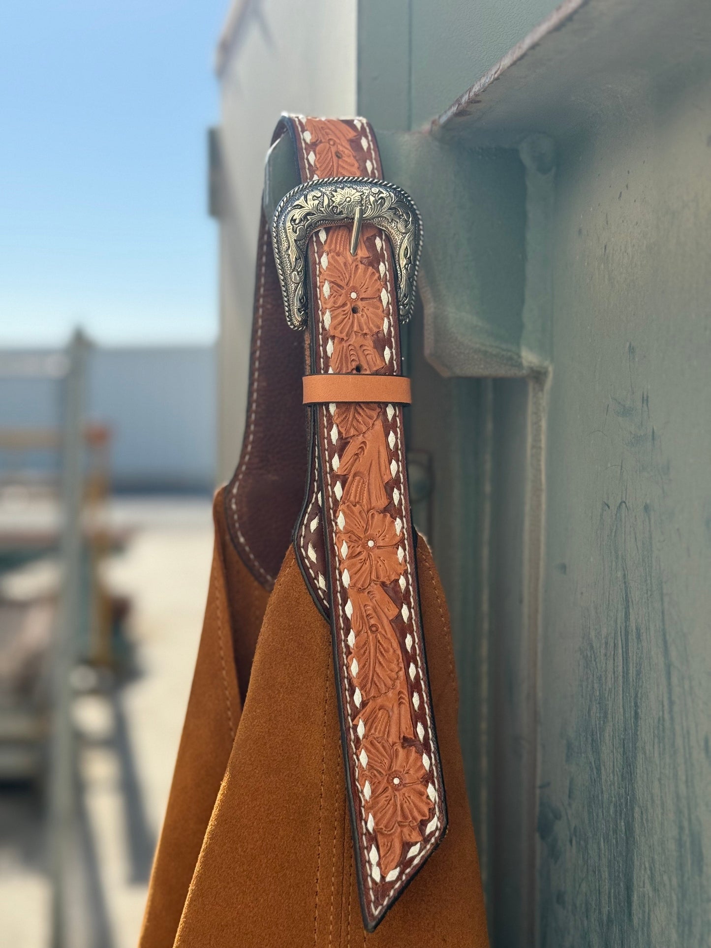 Alamo Saddlery Darlin' Duo- Toast with Cinnamon Strap