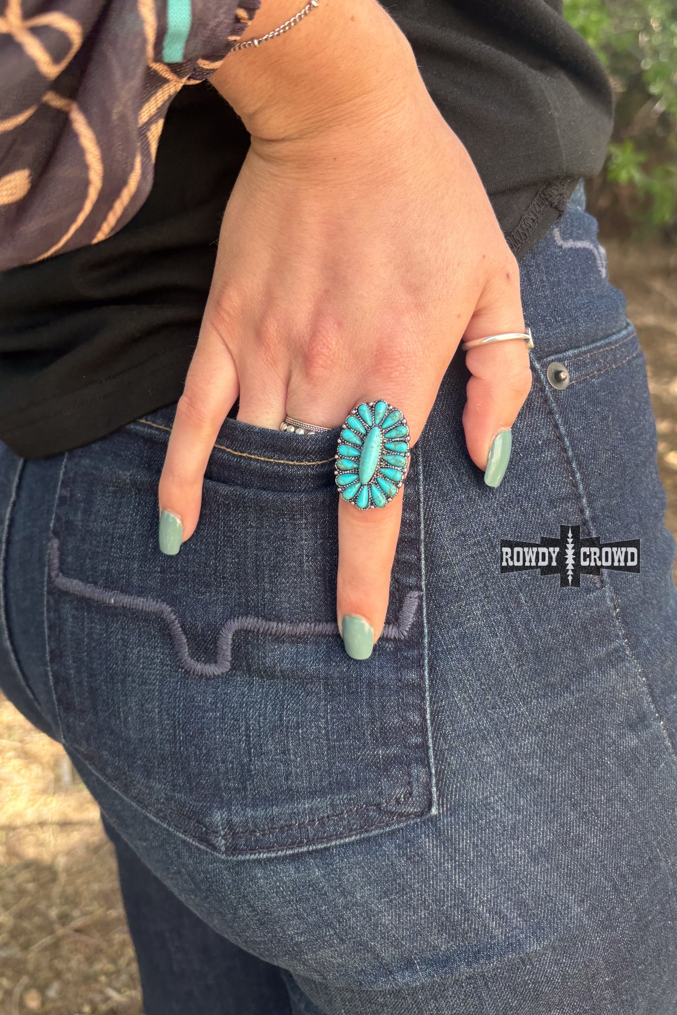 Colorado Concho Scarf Slide/ Ring