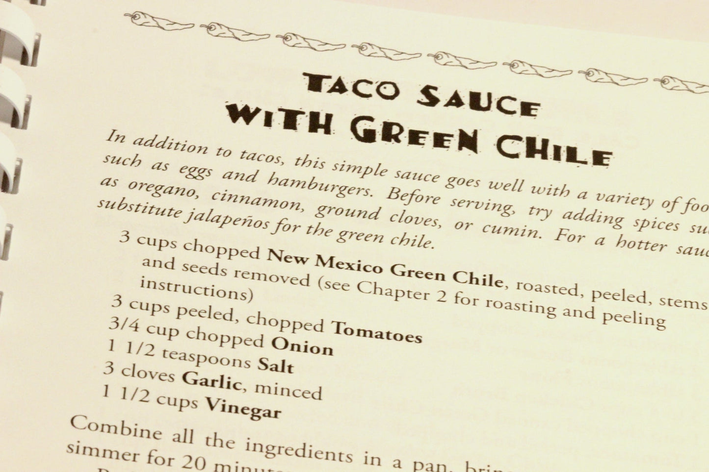 cookbooks "Too Many Chiles"