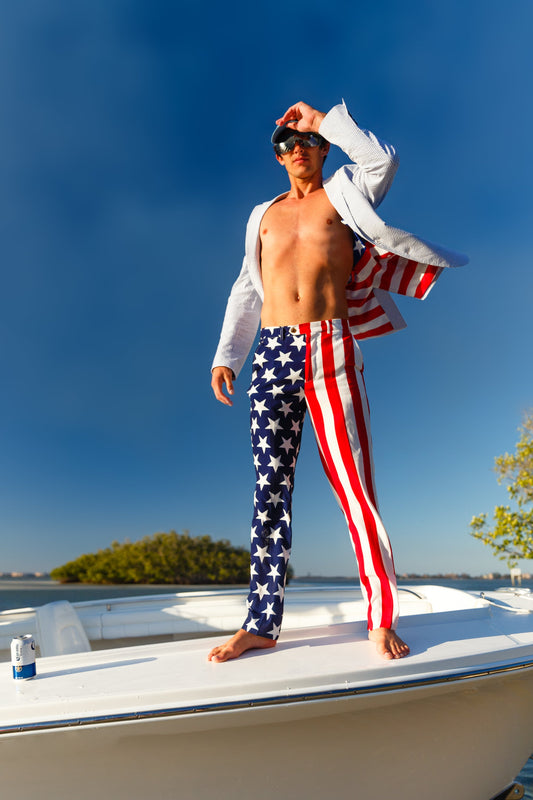 The Tommy J's | American Flag Suit Pants