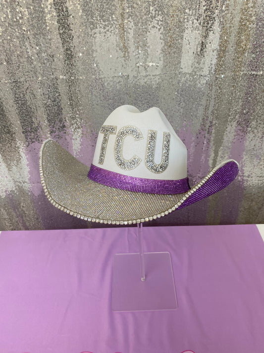 Rhinestone Cowgirls TCU Frogs Football Hat