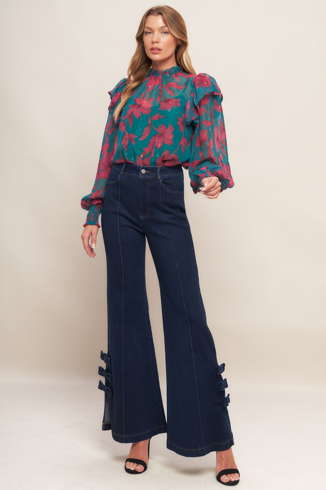 Flying Tomato Vintage Icon Dark Indigo Denim Pants