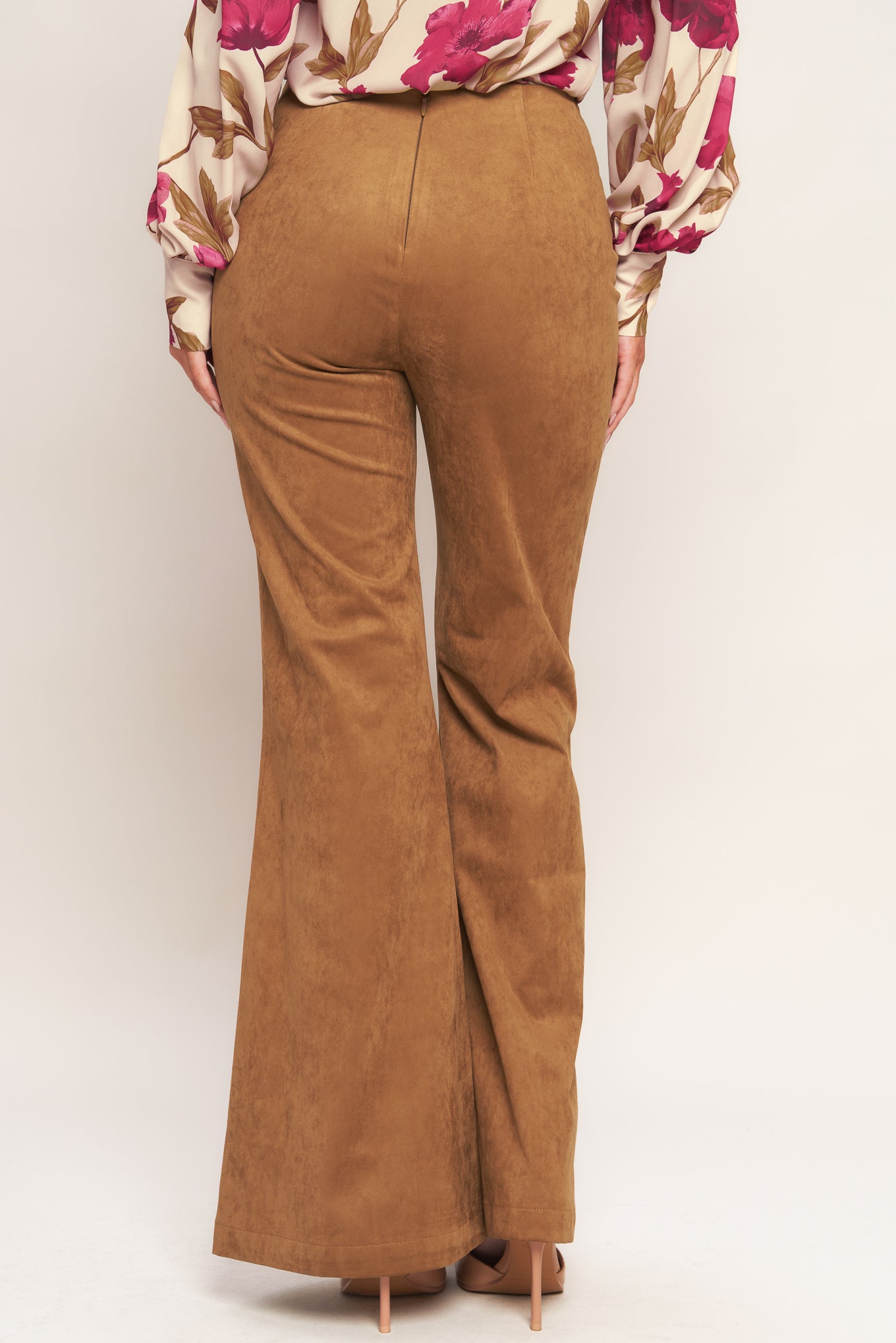 Flying Tomato Wild Honey Faux Suede Pants