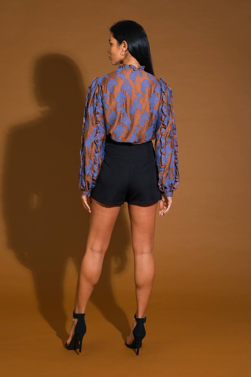 Flying Tomato True To Me Jacquard Woven Top