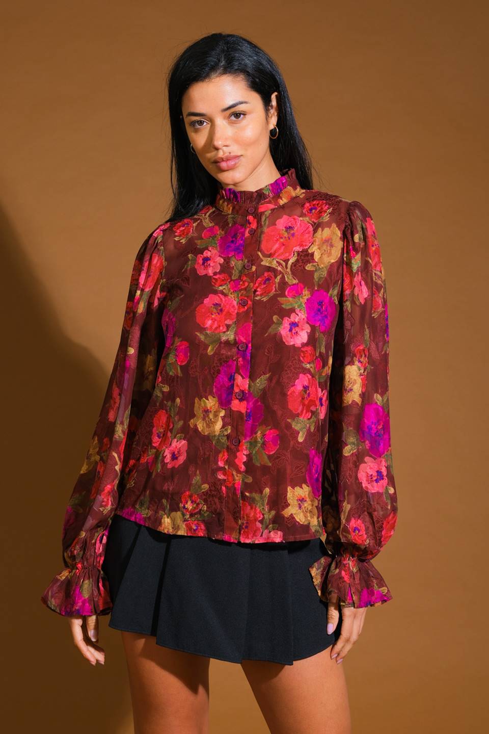 Flying Tomato Perfect Stunner Woven Top