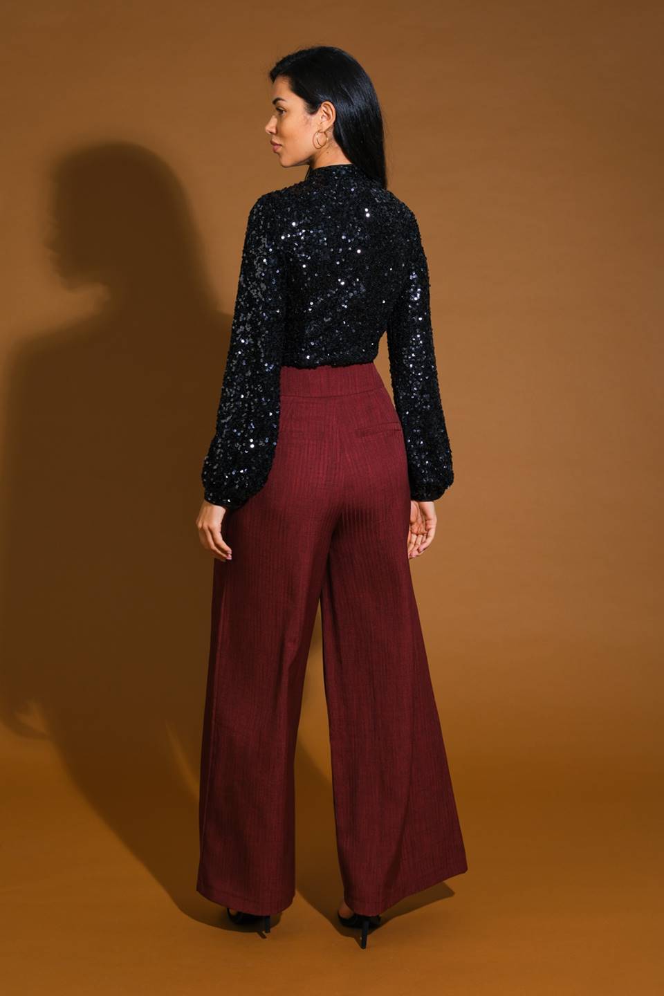 Flying Tomato Stay The Same Sequin Top